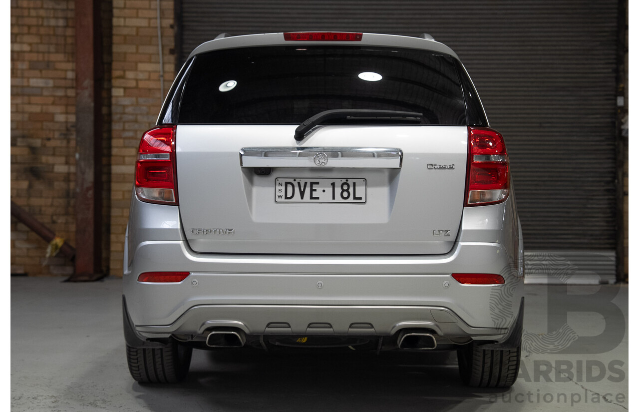 08/2017 Holden Captiva 7 LTZ (AWD) CG MY18 4d Wagon Nitrate Silver Metallic Turbo Diesel 2.2L