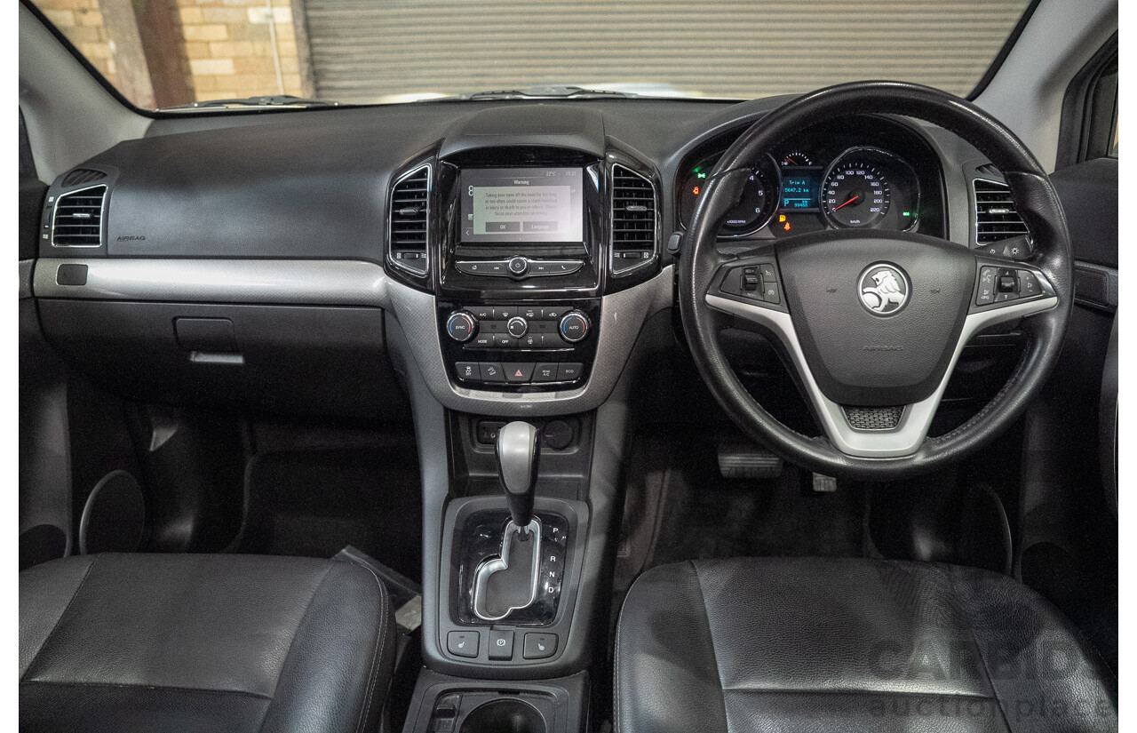 08/2017 Holden Captiva 7 LTZ (AWD) CG MY18 4d Wagon Nitrate Silver Metallic Turbo Diesel 2.2L