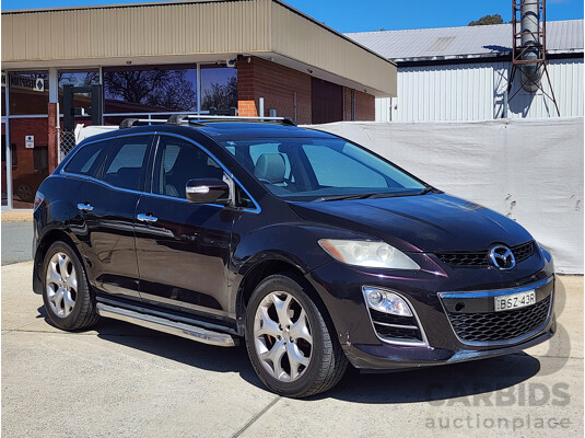 02/2010 Mazda Cx-7 Luxury Sports (4x4) ER MY10 4d Wagon Purple 2.3L