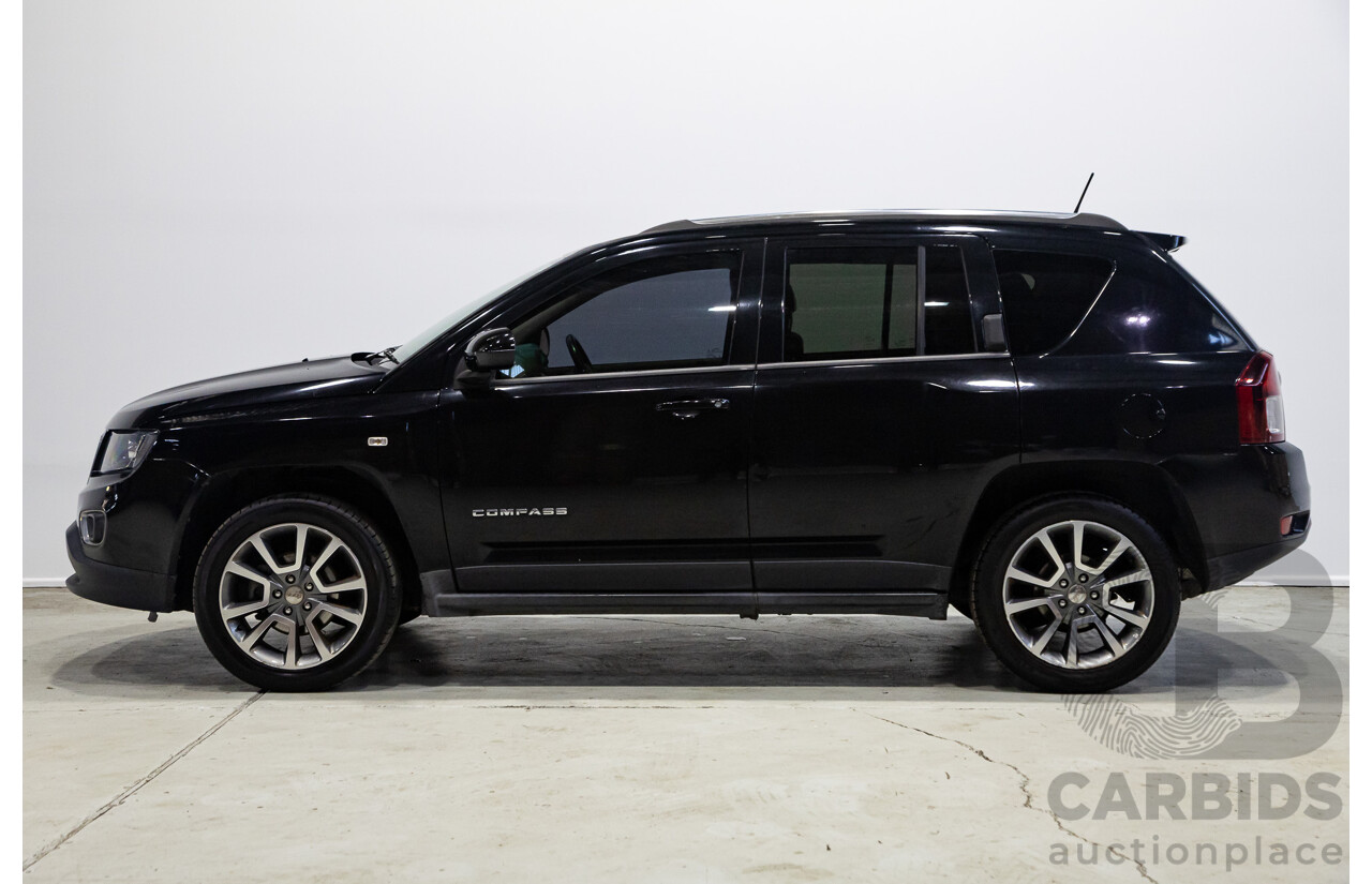 06/2015 Jeep Compass Limited (4x4) MK MY14 4d Wagon Black 2.4L