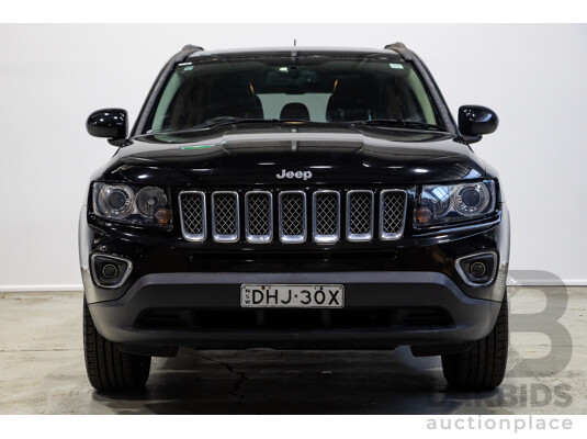 06/2015 Jeep Compass Limited (4x4) MK MY14 4d Wagon Black 2.4L