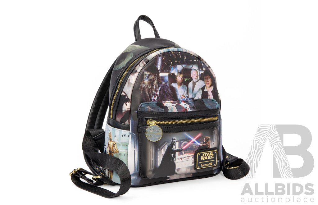 Star Wars Loungefly Faux Leather Printed Backpack