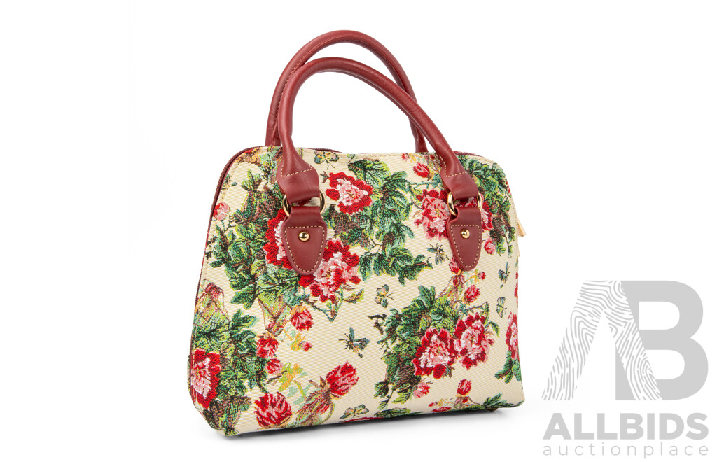 Floral Tapestry Handbag by Signare