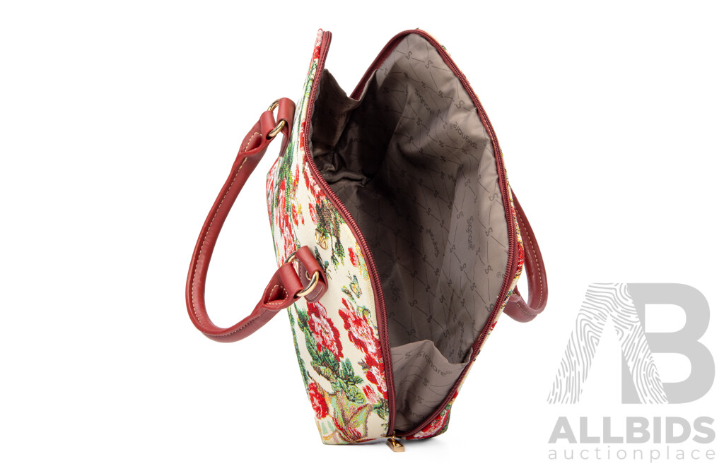 Floral Tapestry Handbag by Signare
