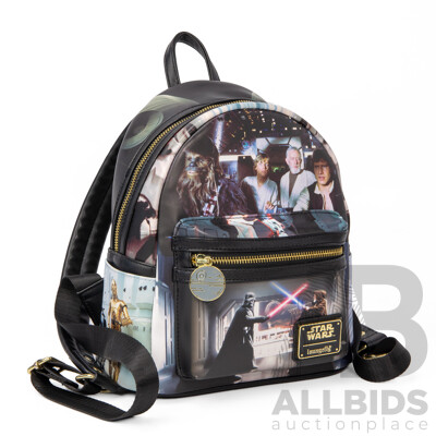 Star Wars Loungefly Faux Leather Printed Backpack