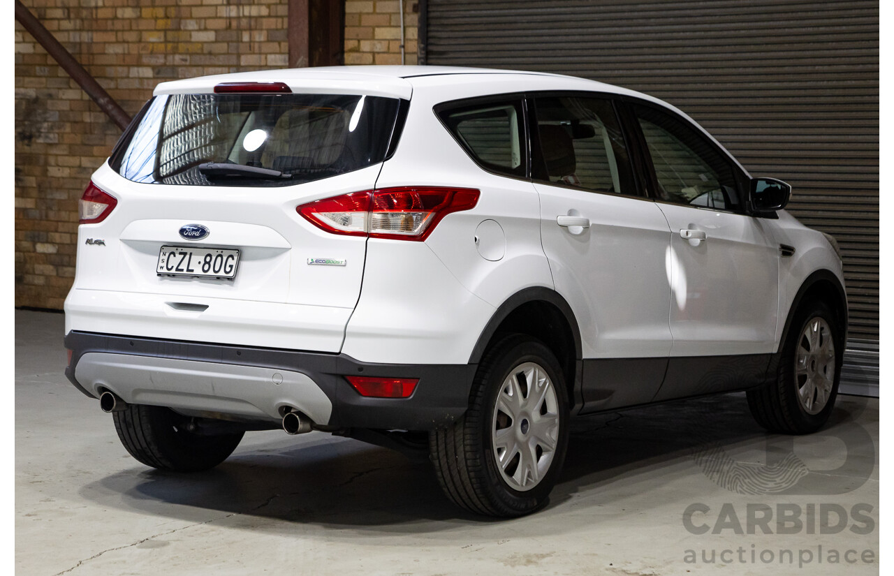 05/2015 Ford Kuga Ambiente TF MK 2 4d Wagon White 1.5L