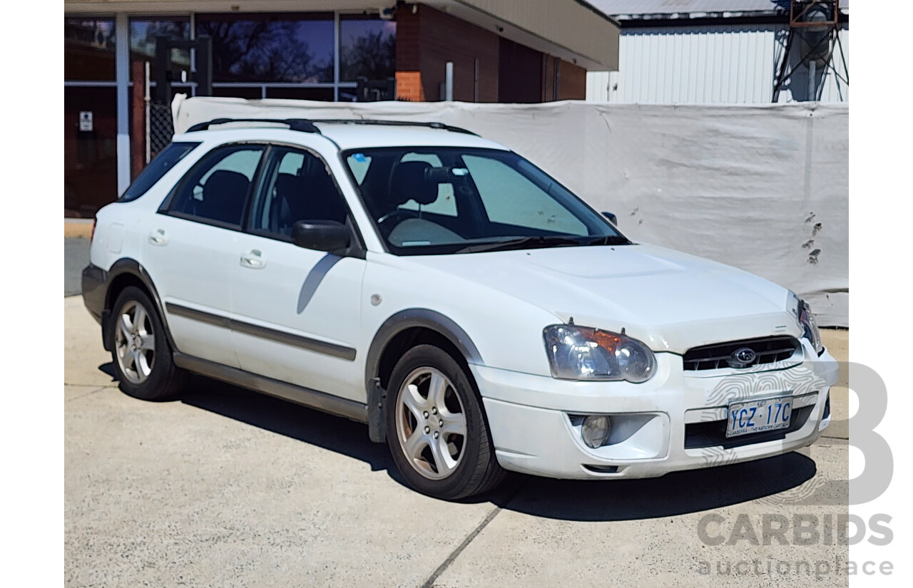 07/2003 Subaru Impreza RV (awd) MY03 5d Hatchback White 2.0L