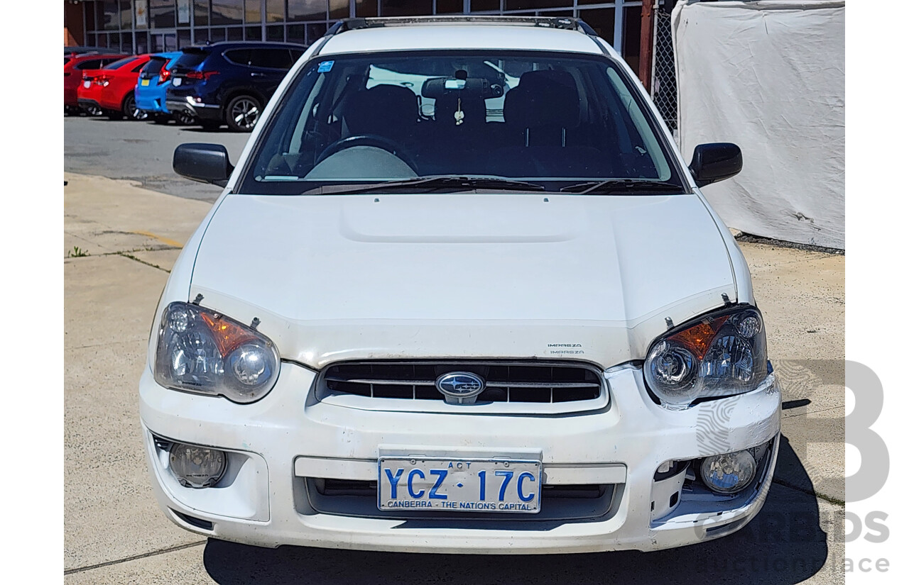 07/2003 Subaru Impreza RV (awd) MY03 5d Hatchback White 2.0L