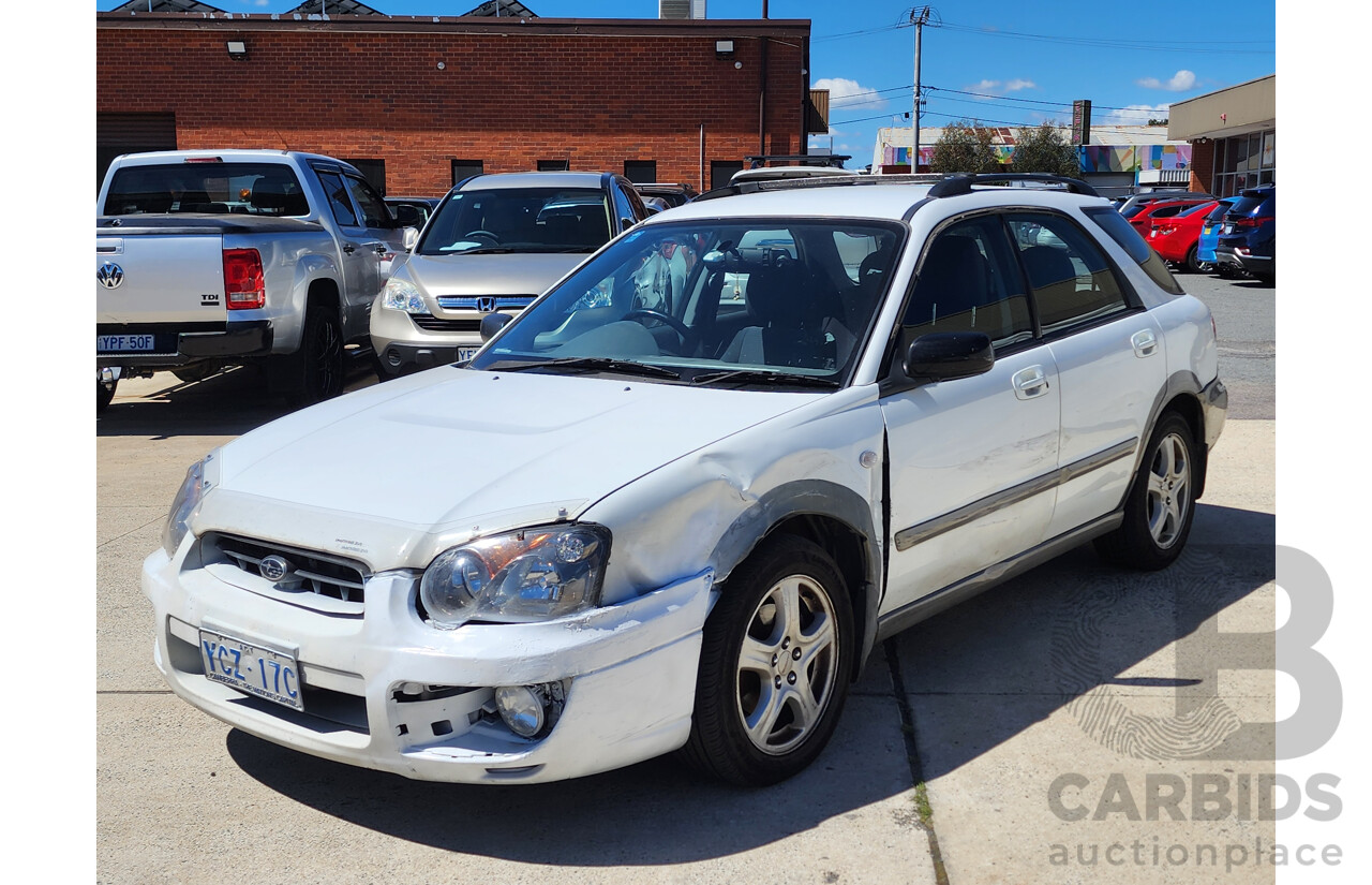 07/2003 Subaru Impreza RV (awd) MY03 5d Hatchback White 2.0L