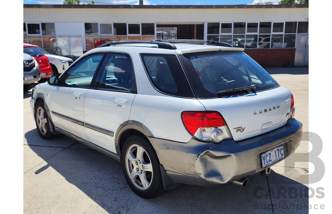 07/2003 Subaru Impreza RV (awd) MY03 5d Hatchback White 2.0L