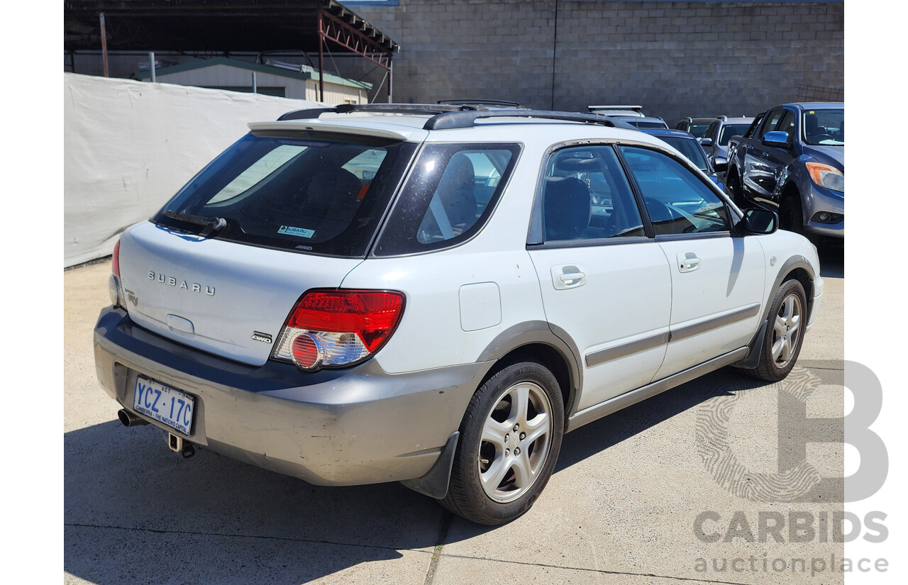 07/2003 Subaru Impreza RV (awd) MY03 5d Hatchback White 2.0L