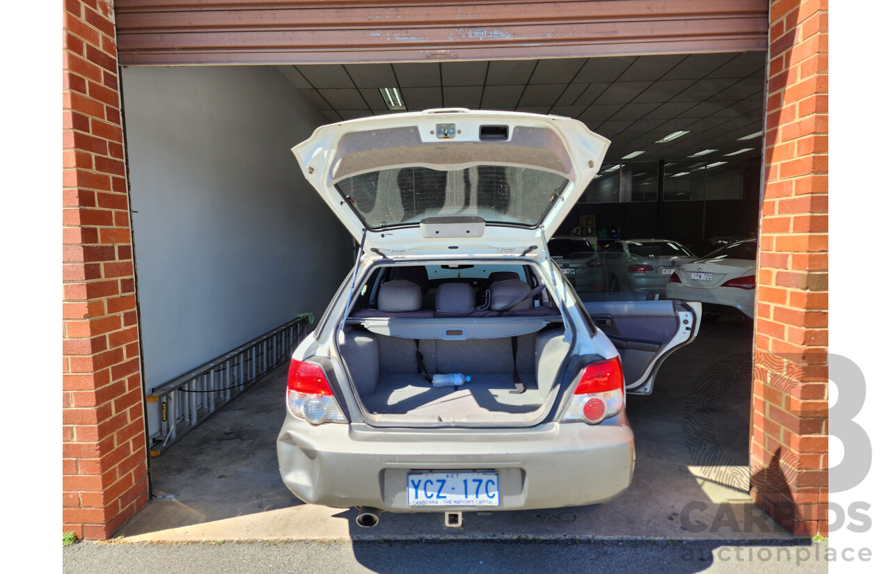 07/2003 Subaru Impreza RV (awd) MY03 5d Hatchback White 2.0L