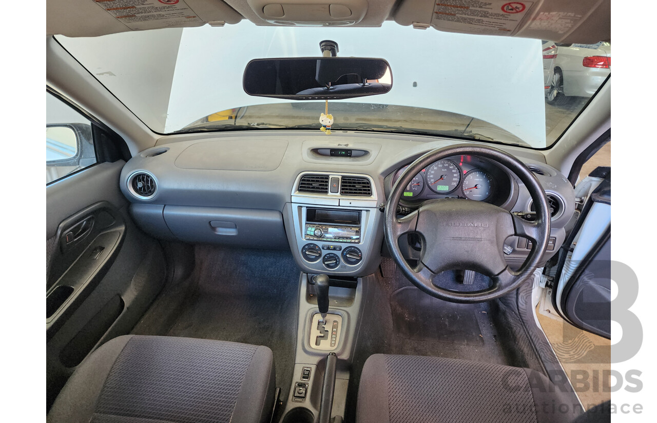 07/2003 Subaru Impreza RV (awd) MY03 5d Hatchback White 2.0L