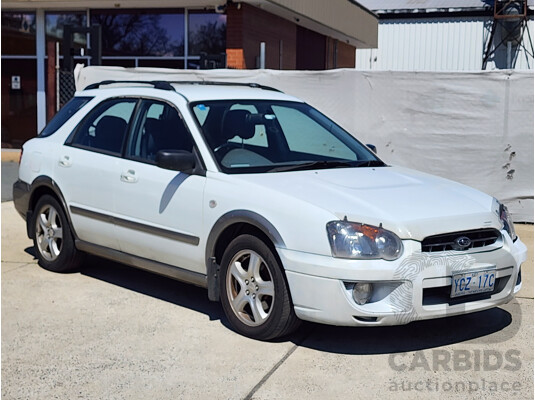 07/2003 Subaru Impreza RV (awd) MY03 5d Hatchback White 2.0L