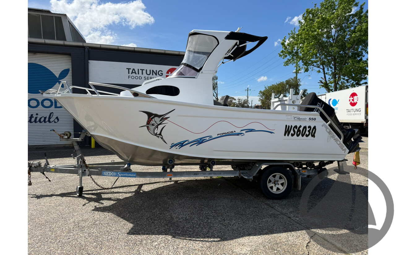 NO RESERVE | 2014 Formosa 550 Classic Center Cabin MK3, 140HP 4 Stroke Suzuki