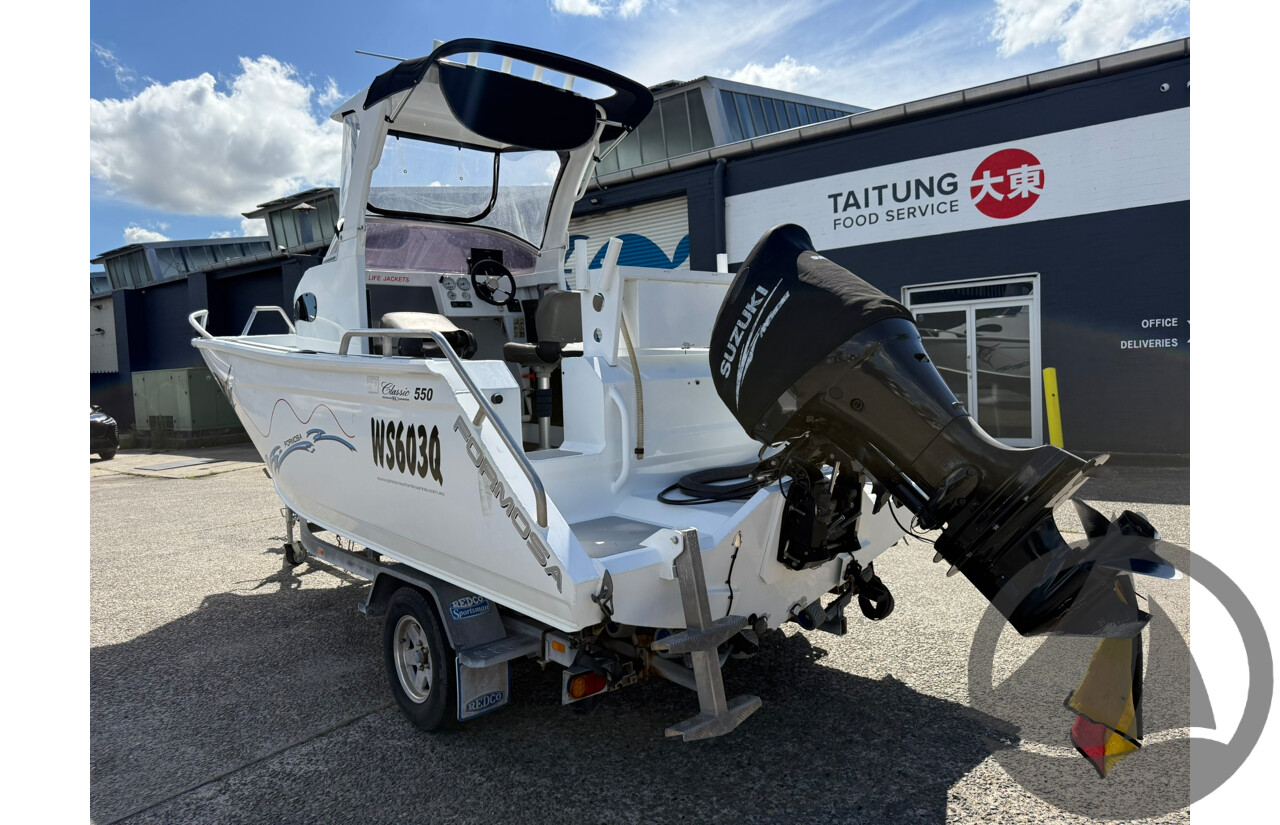 NO RESERVE | 2014 Formosa 550 Classic Center Cabin MK3, 140HP 4 Stroke Suzuki