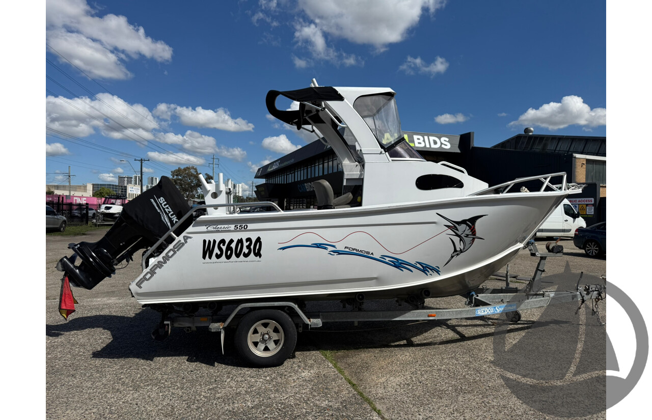 NO RESERVE | 2014 Formosa 550 Classic Center Cabin MK3, 140HP 4 Stroke Suzuki