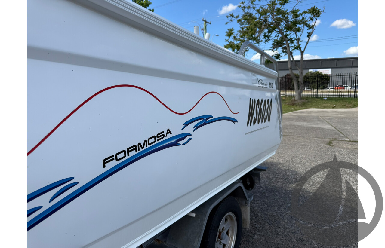 NO RESERVE | 2014 Formosa 550 Classic Center Cabin MK3, 140HP 4 Stroke Suzuki