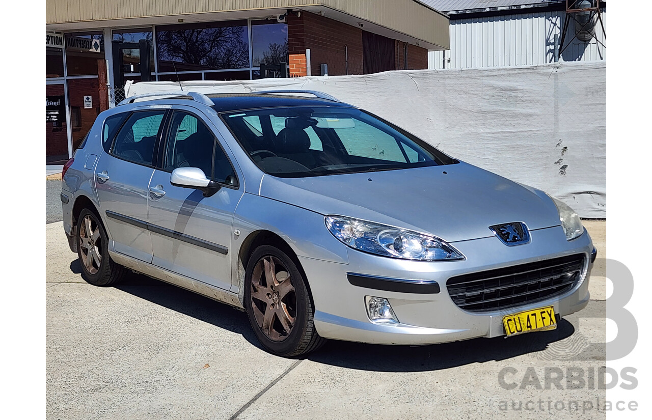 01/2007 Peugeot 407 ST HDi Touring Executive MY06 UPGRADE 4d Wagon Silver 2.0L