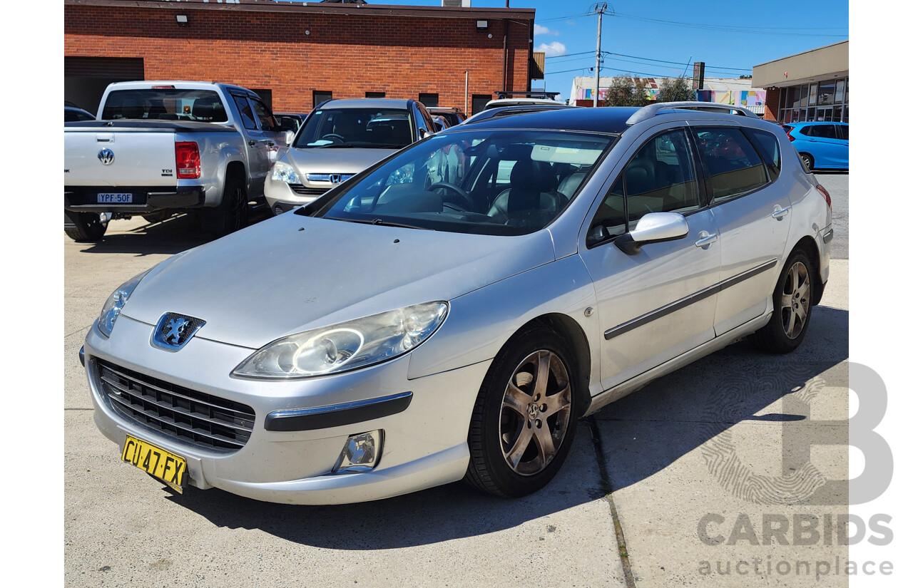 01/2007 Peugeot 407 ST HDi Touring Executive MY06 UPGRADE 4d Wagon Silver 2.0L
