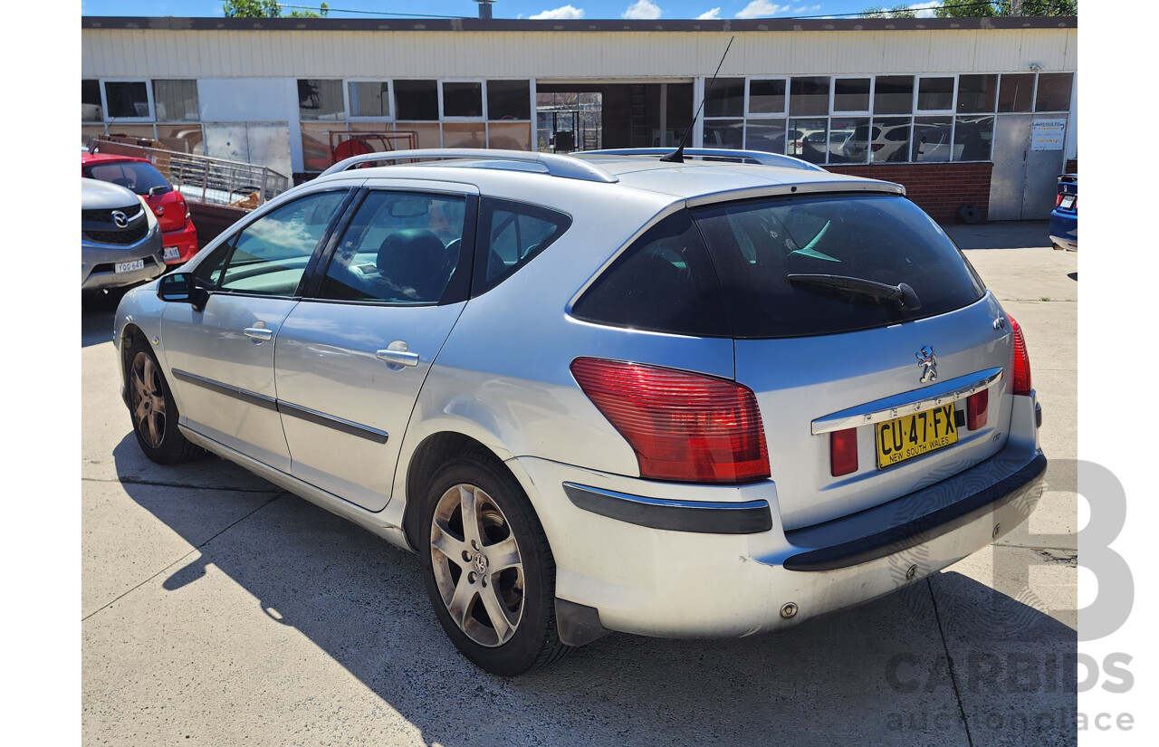 01/2007 Peugeot 407 ST HDi Touring Executive MY06 UPGRADE 4d Wagon Silver 2.0L