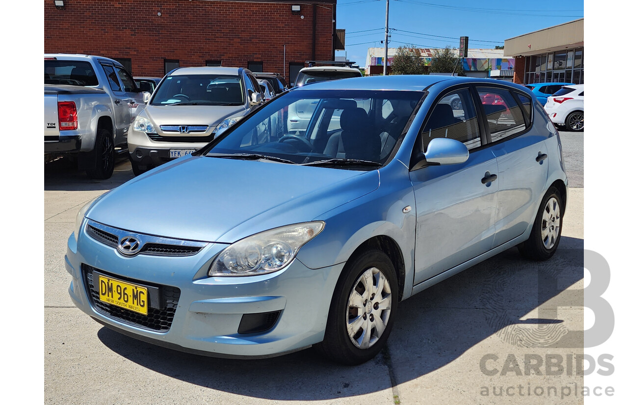 07/2009 Hyundai i30 SX FD MY09 5d Hatchback Blue 2.0L