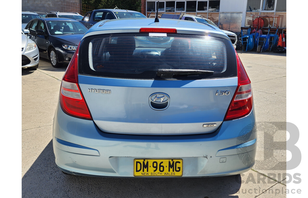 07/2009 Hyundai i30 SX FD MY09 5d Hatchback Blue 2.0L