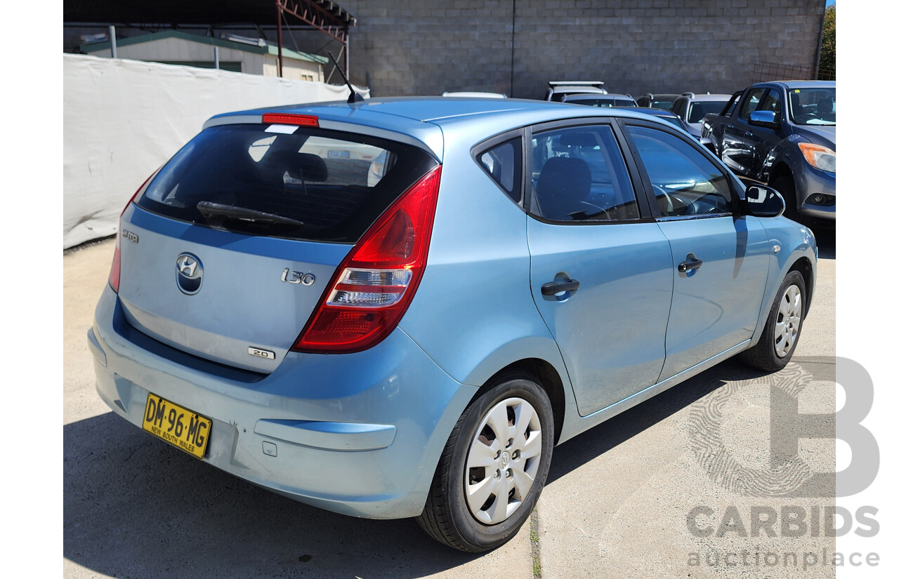 07/2009 Hyundai i30 SX FD MY09 5d Hatchback Blue 2.0L