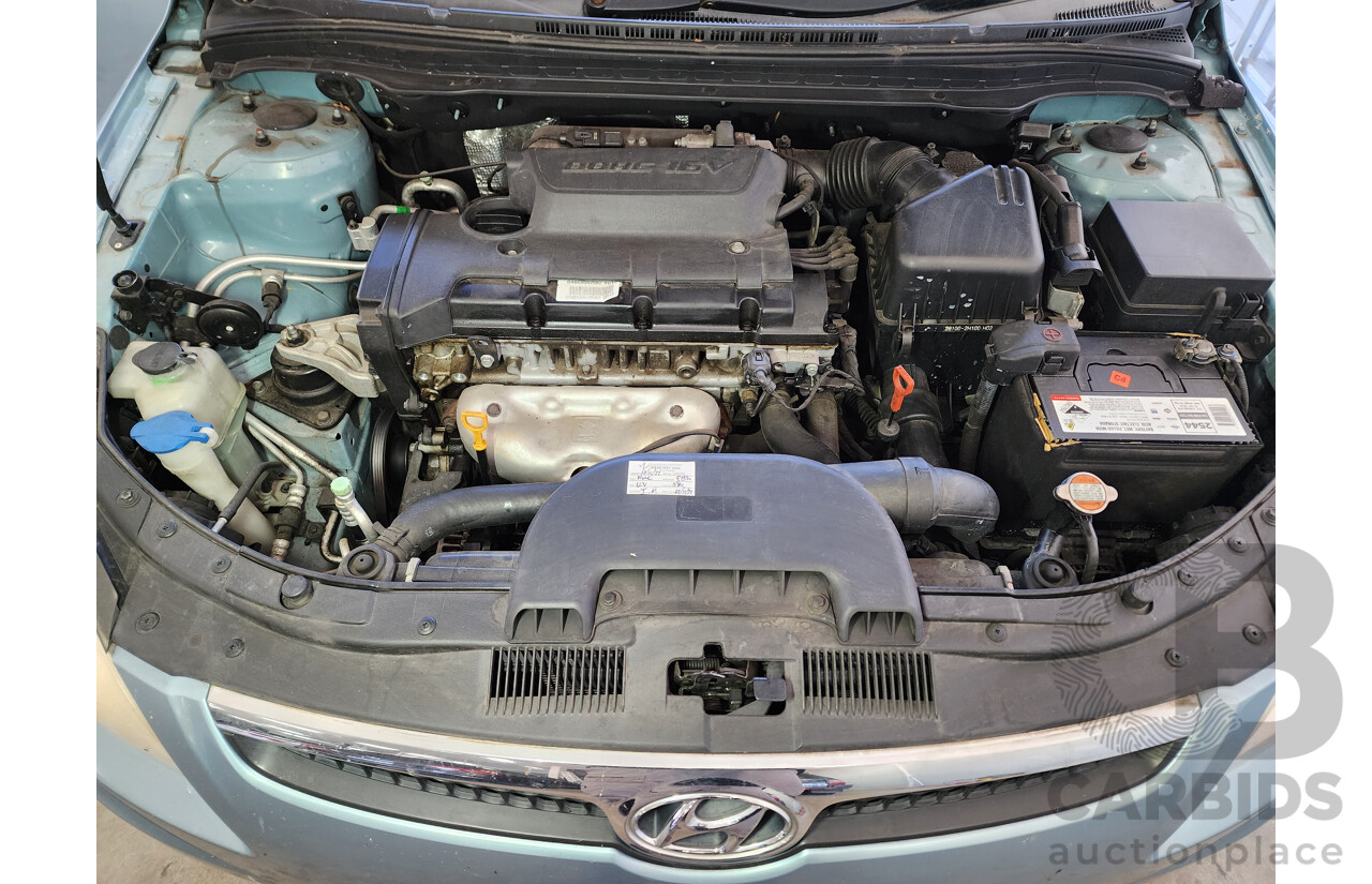 07/2009 Hyundai i30 SX FD MY09 5d Hatchback Blue 2.0L