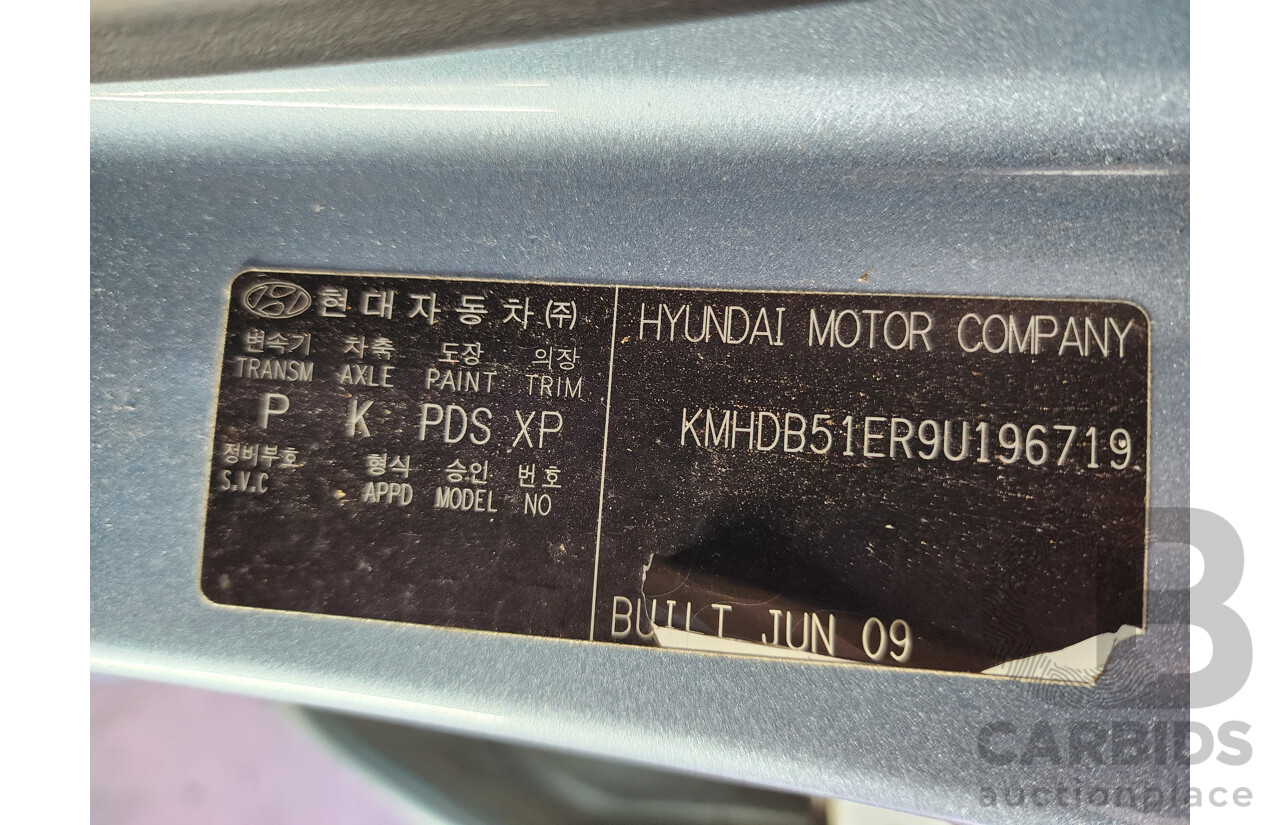 07/2009 Hyundai i30 SX FD MY09 5d Hatchback Blue 2.0L