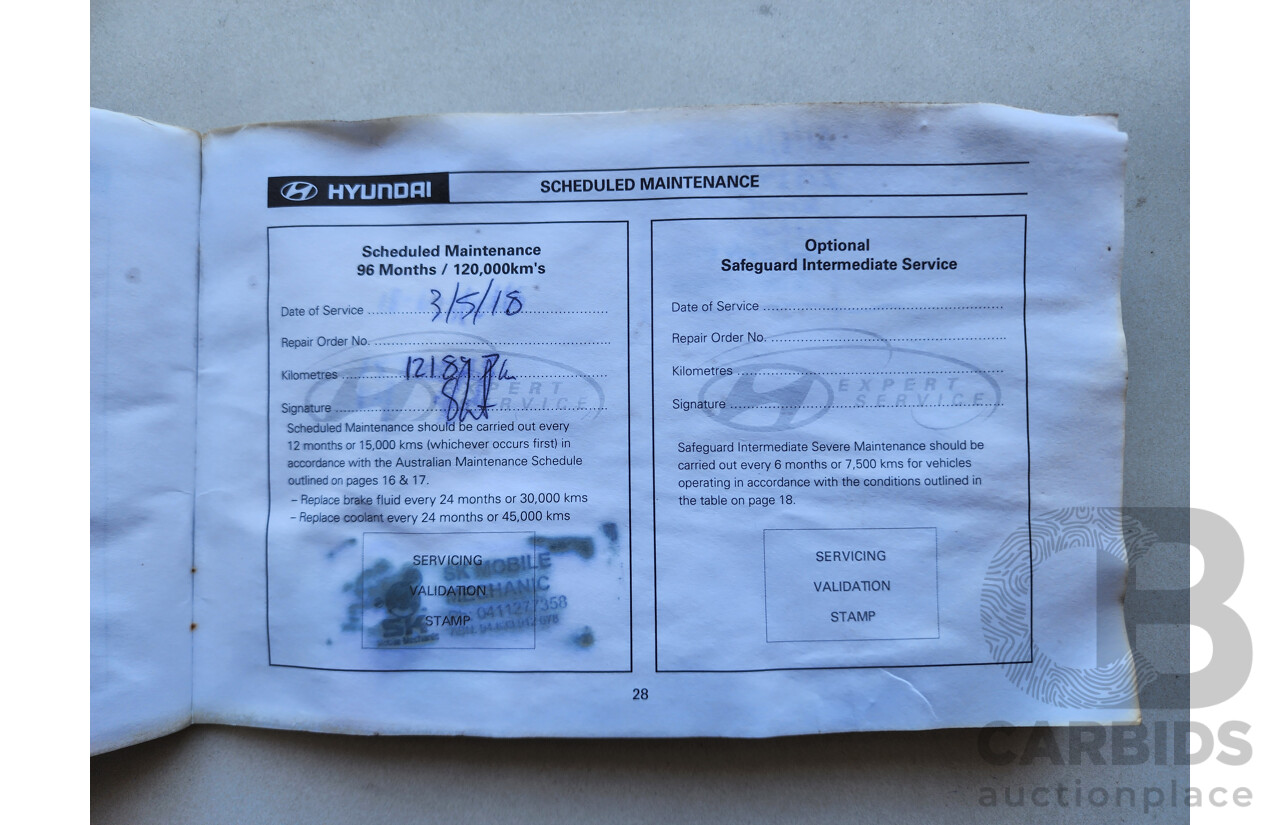 07/2009 Hyundai i30 SX FD MY09 5d Hatchback Blue 2.0L