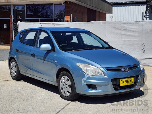 07/2009 Hyundai i30 SX FD MY09 5d Hatchback Blue 2.0L
