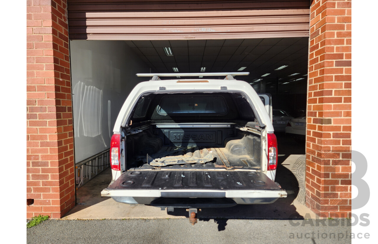 03/2008 Nissan Navara ST-X (4x4) D40 Dual Cab P/Up White 2.5L