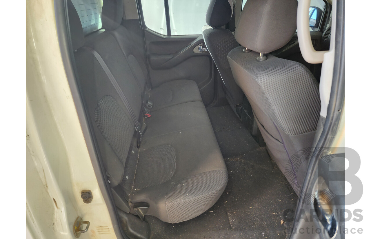 03/2008 Nissan Navara ST-X (4x4) D40 Dual Cab P/Up White 2.5L