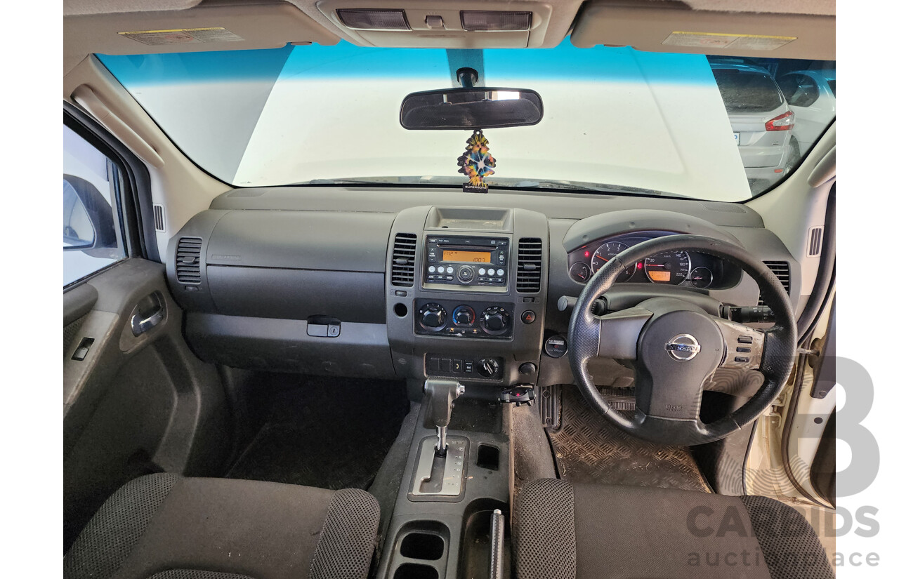 03/2008 Nissan Navara ST-X (4x4) D40 Dual Cab P/Up White 2.5L