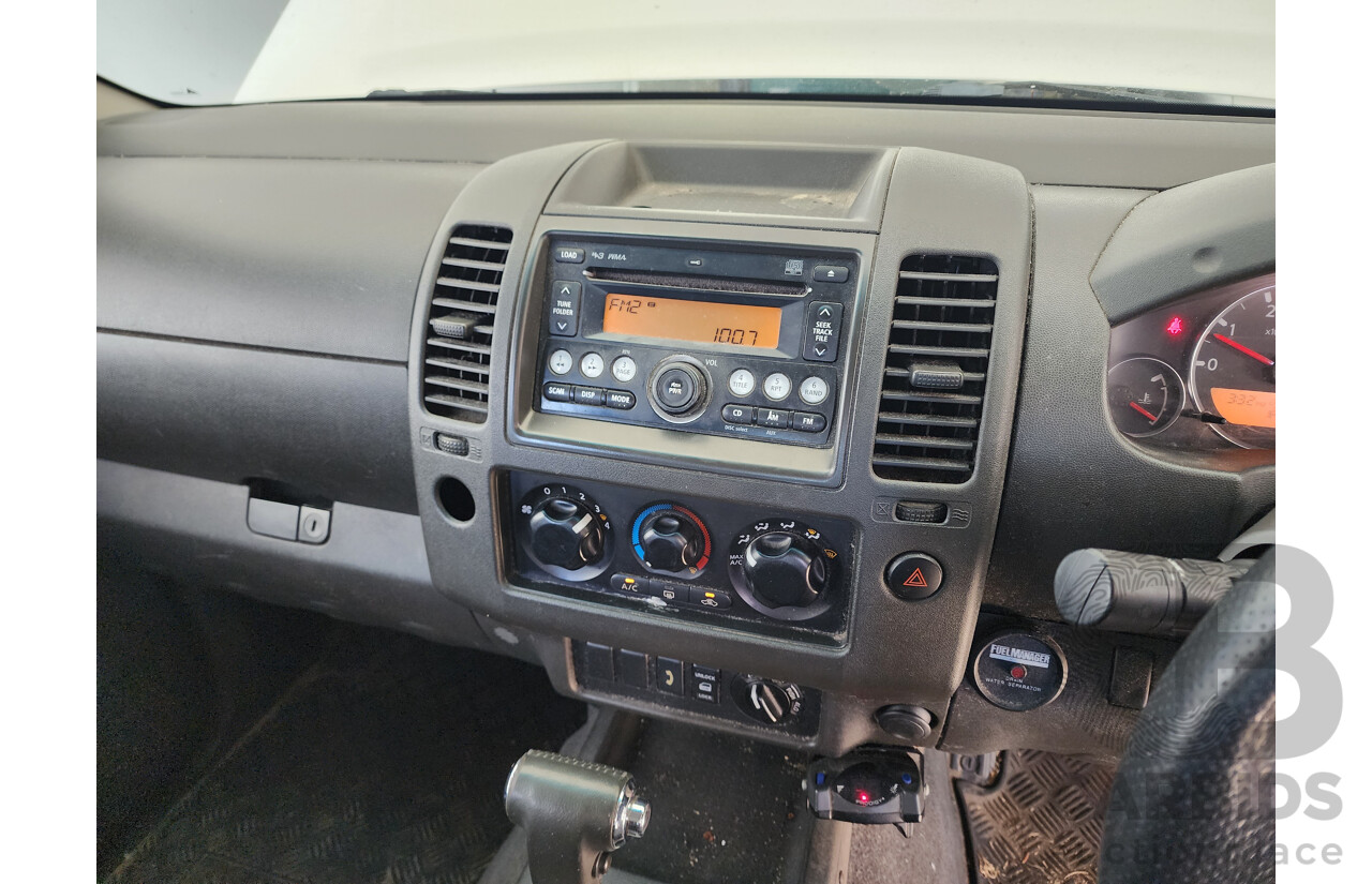03/2008 Nissan Navara ST-X (4x4) D40 Dual Cab P/Up White 2.5L