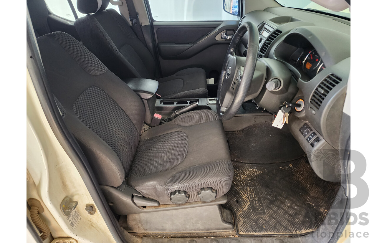 03/2008 Nissan Navara ST-X (4x4) D40 Dual Cab P/Up White 2.5L
