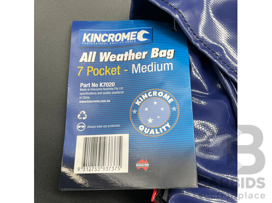 KINCROME All Weather Bag Heavy Duty - 7 Pocket Medium (K7020)