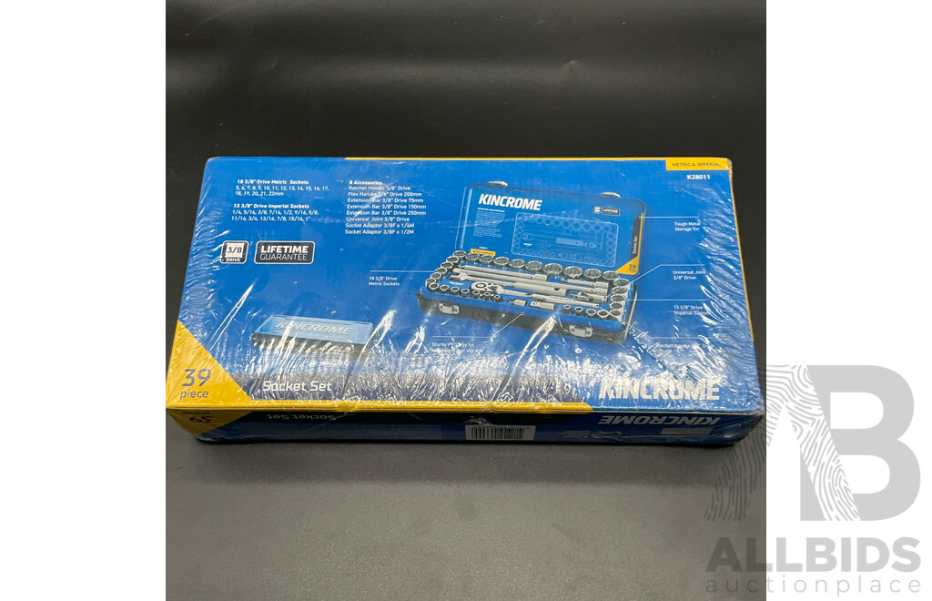 KINCROME (K28011) 39-Piece 3/8