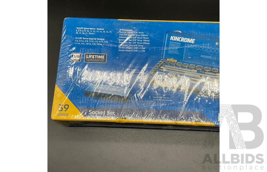 KINCROME (K28011) 39-Piece 3/8