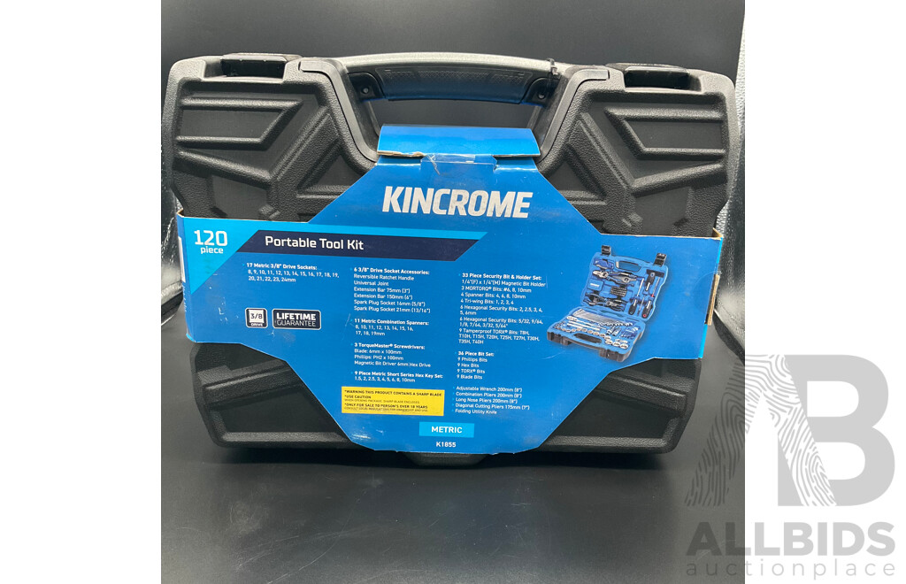 KINCROME (K1855) 120-Piece 3/8