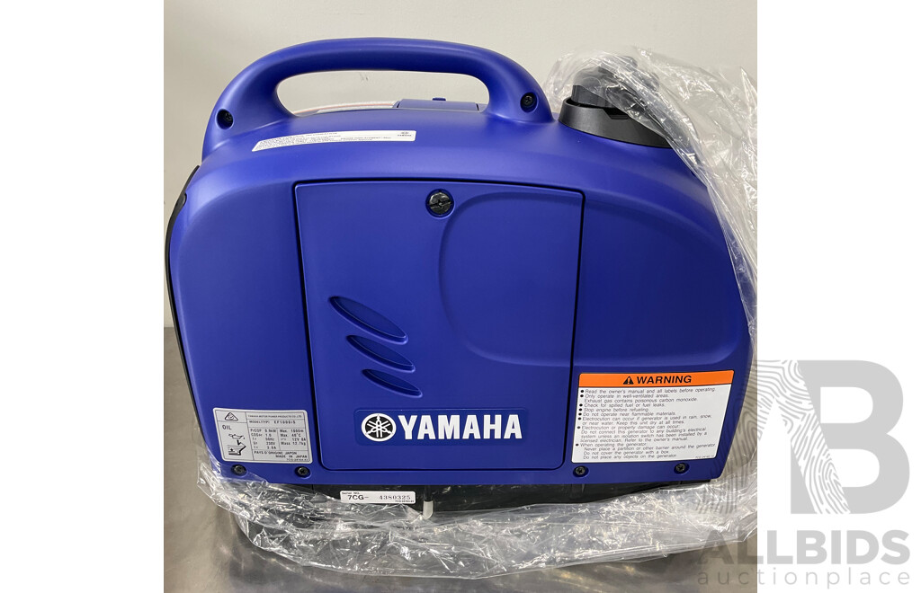 YAMAHA (EF1000IS) 1kVA Portable Petrol Invertor Silent Generator