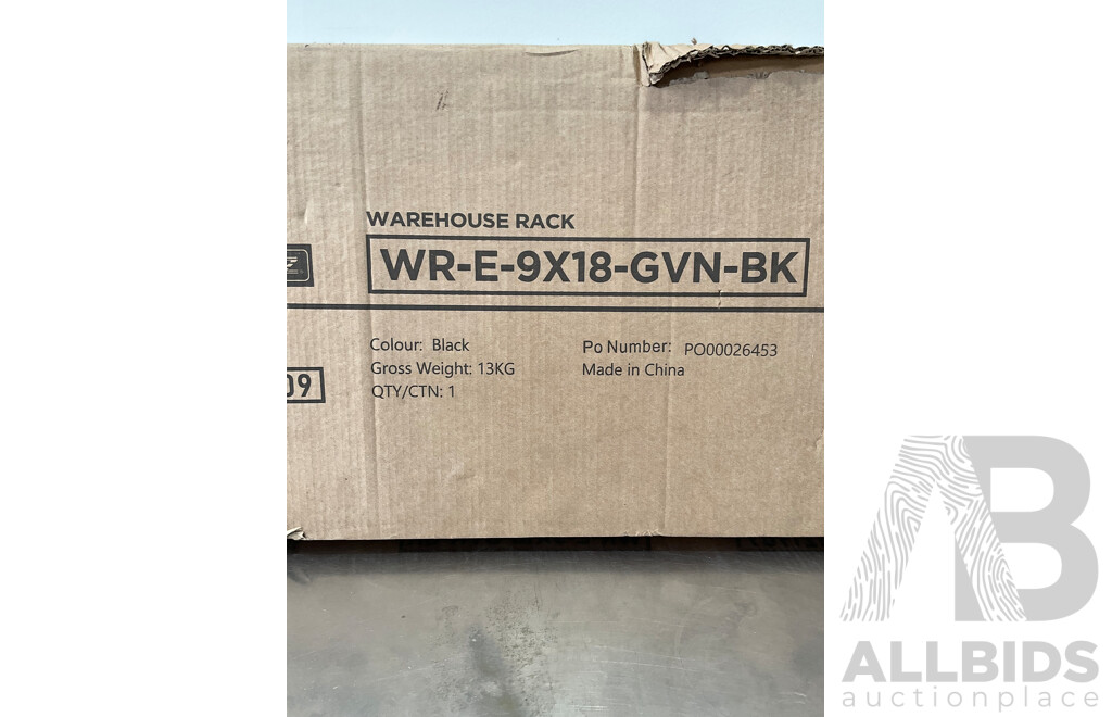 GIANTZ Warehouse Rack (WR-E-9X18-GVN-BK)