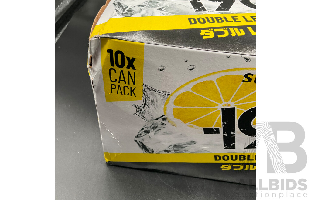 SUNTORY -196 DOUBLE LEMON 330mL (10pack) - LOT of 2