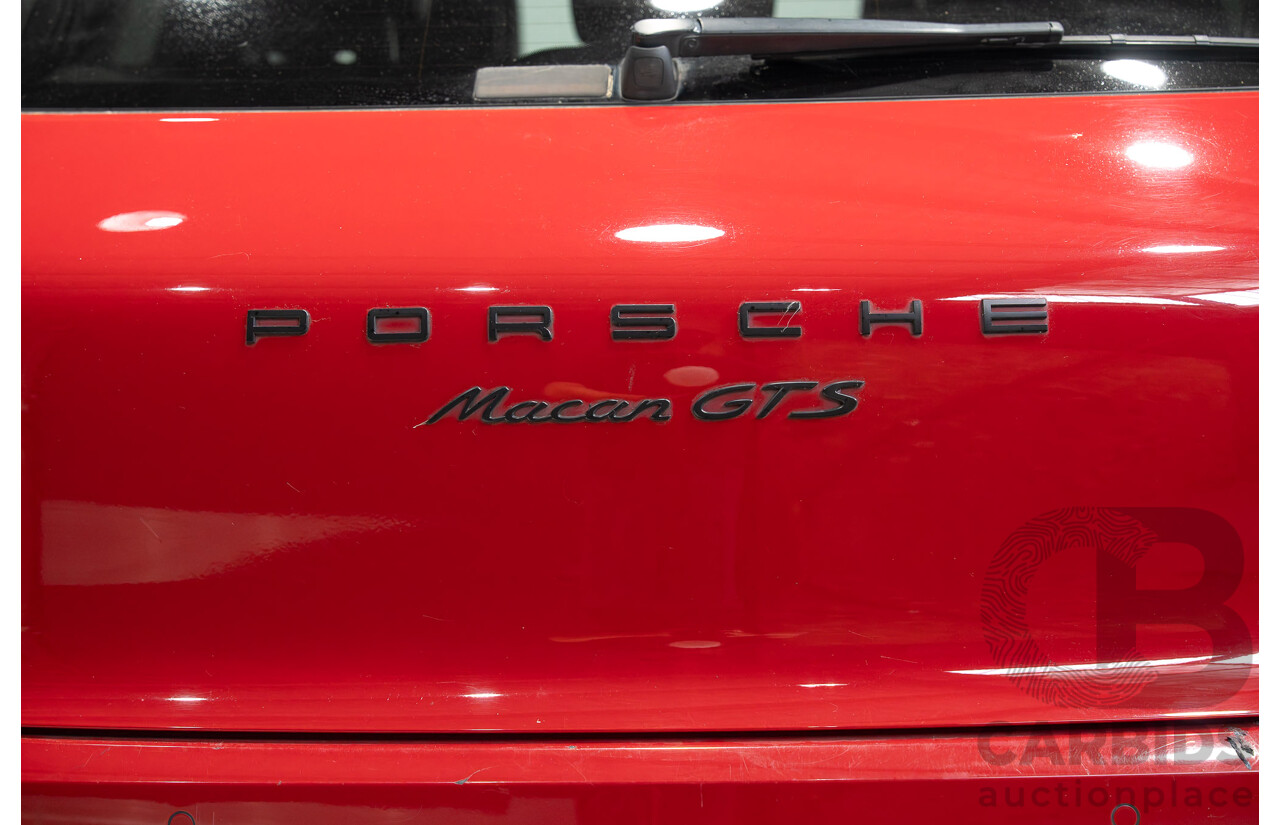 05/2016 Porsche Macan GTS (AWD) 95B MY17 4d Wagon Red Twin Turbo V6 3.0L