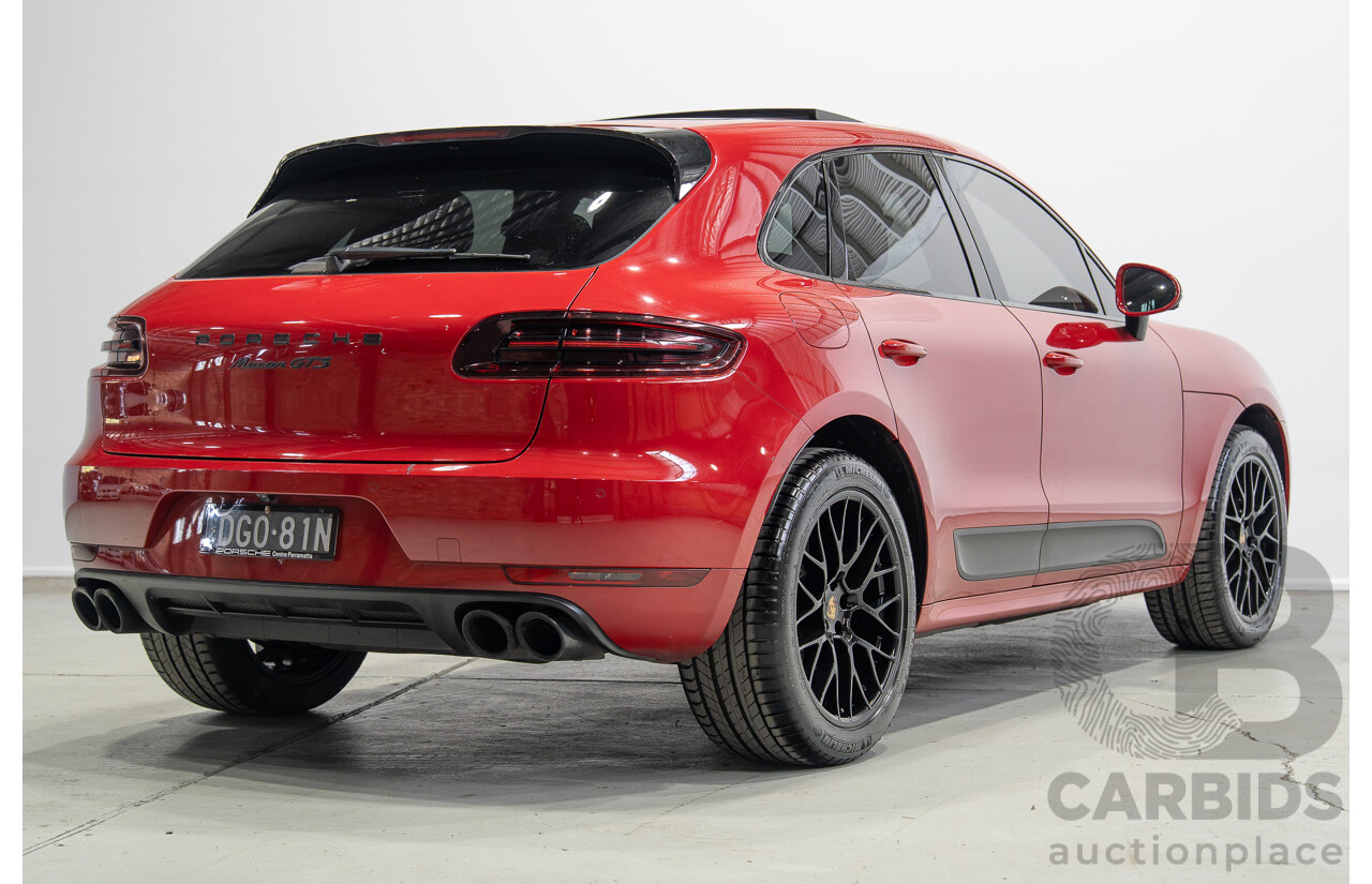 05/2016 Porsche Macan GTS (AWD) 95B MY17 4d Wagon Red Twin Turbo V6 3.0L