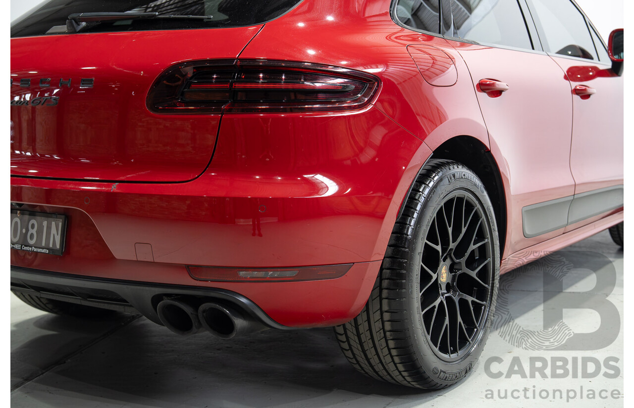 05/2016 Porsche Macan GTS (AWD) 95B MY17 4d Wagon Red Twin Turbo V6 3.0L