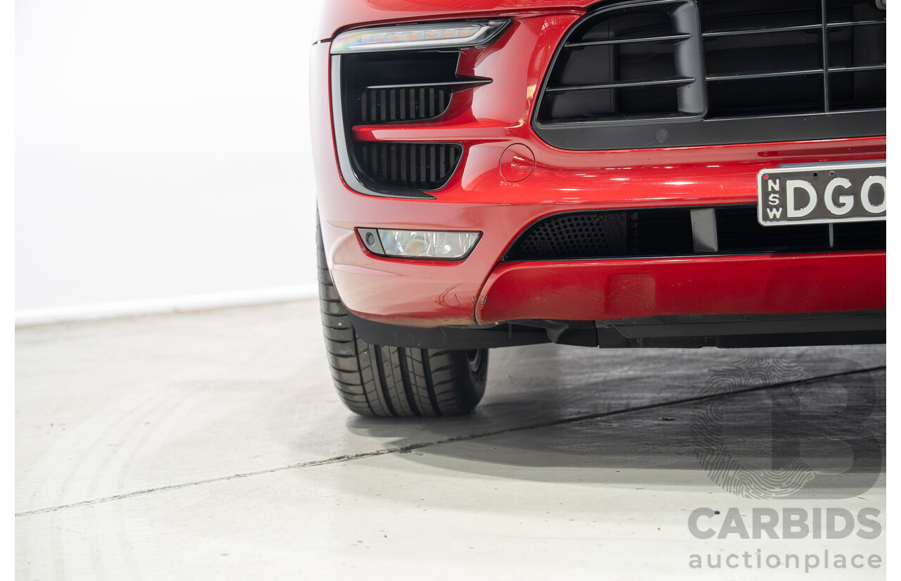 05/2016 Porsche Macan GTS (AWD) 95B MY17 4d Wagon Red Twin Turbo V6 3.0L
