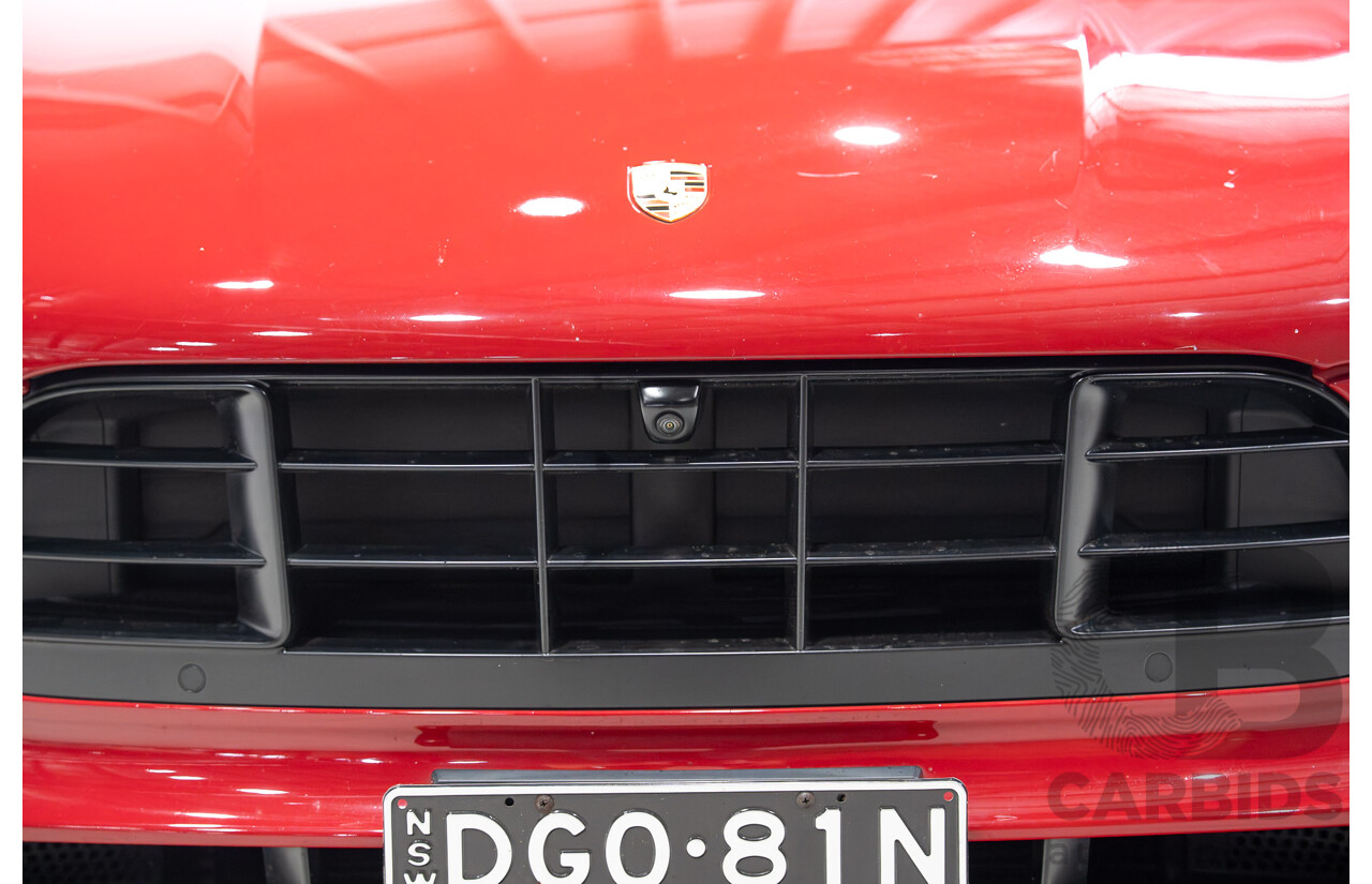 05/2016 Porsche Macan GTS (AWD) 95B MY17 4d Wagon Red Twin Turbo V6 3.0L