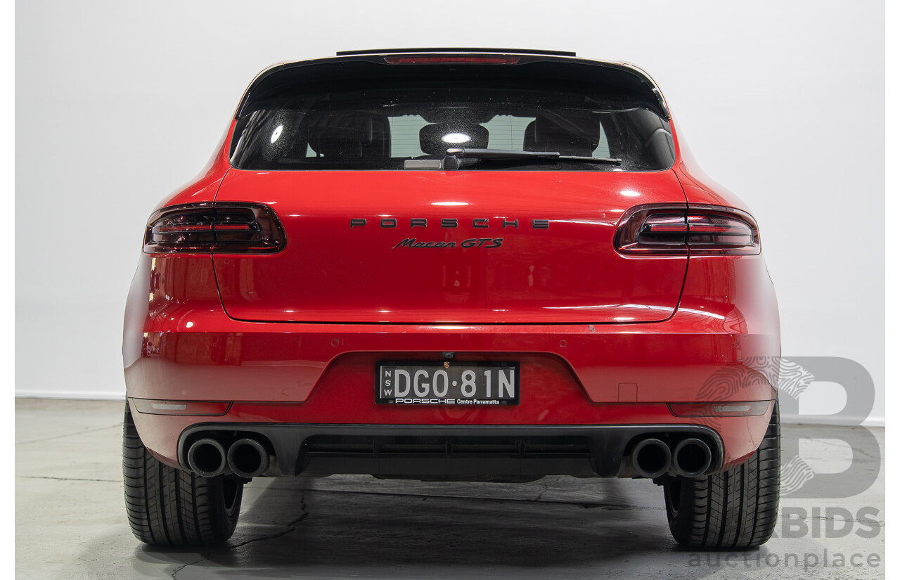 05/2016 Porsche Macan GTS (AWD) 95B MY17 4d Wagon Red Twin Turbo V6 3.0L